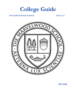 College Guide - Marvelwood School