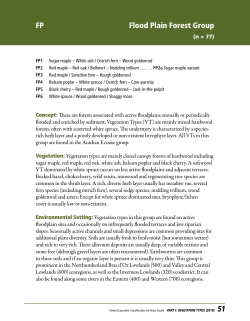 Flood Plain Forest Group - Government of Nova Scotia