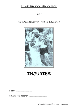 injuries - Winterhill School