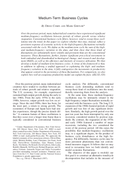 Medium-Term Business Cycles