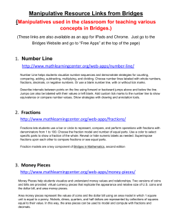 Manipulative Resource Links from Bridges