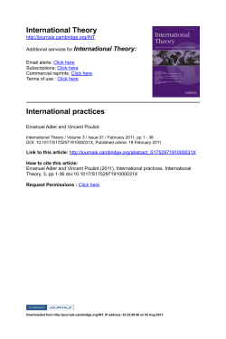 International Theory International practices