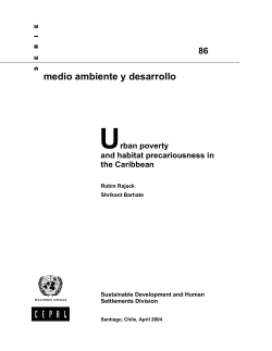 Urban poverty and habitat precariousness in the Caribbean