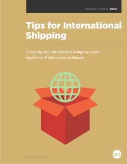Tips for International Shipping