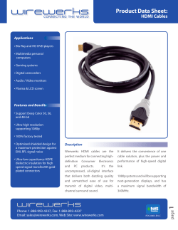 Data Sheet - Wirewerks