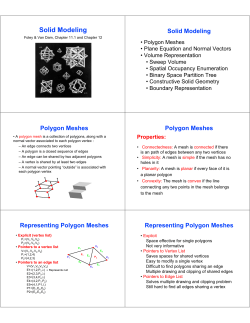 Solid Modeling