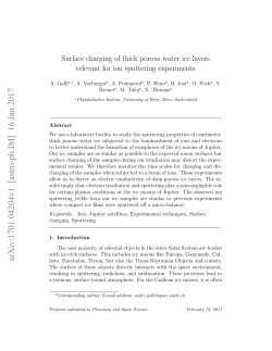 Surface charging of thick porous water ice layers relevant for ion