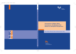 Prevention of Right-Wing Extremism, Xenophobia and Racism in