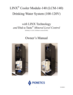 Water Coolers - LINX Drinking Water Systems