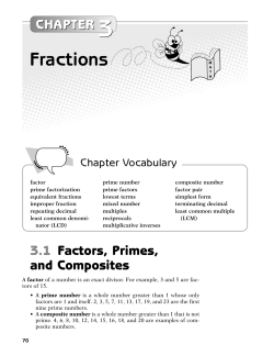 Fractions
