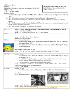 Schedule - Revolution in Energy and Industry 2015