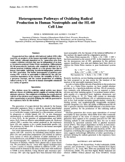 Heterogeneous Pathways of Oxidizing Radical Production