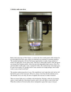A better soda can stove