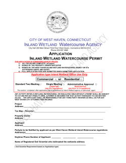 INLAND WETLAND Watercourse AGENCY
