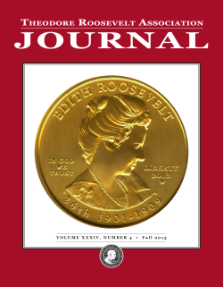 journal - Theodore Roosevelt Association