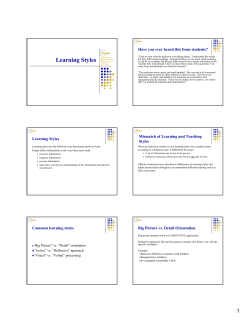 Teaching and Learning Styles 2 PDF document