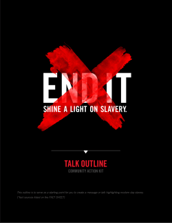 talk outline - EndItMovement