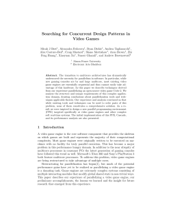 Searching for Concurrent Design Patterns in Video Games