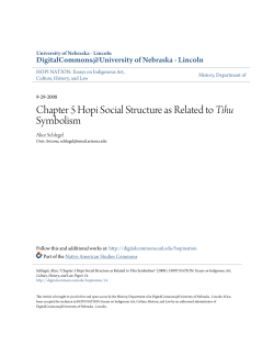 Chapter 5 Hopi Social Structure as Related to Tihu Symbolism