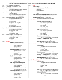 steps for drawing your floor plan using punch 3d software