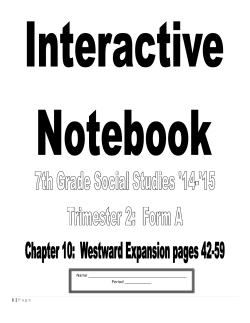 Ch. 8: Washington`s - School District 54