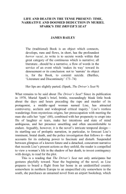 LIFE AND DEATH IN THE TENSE PRESENT: TIME, NARRATIVE