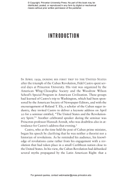 Fighting over Fidel: The New York Intellectuals and the Cuban