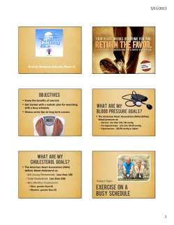 exercise on a busy schedule