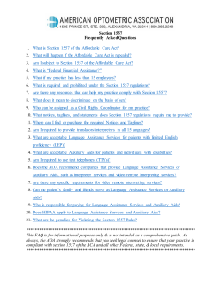 What is Section 1557 of the Affordable Care Act?