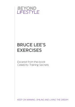 bruce lee`s exercises - Beyond Lifestyle Secrets