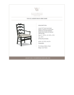 7019-32 ladder back arm chair description