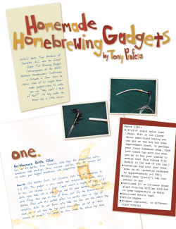 No-Nonsense Bottle Filler - American Homebrewers Association