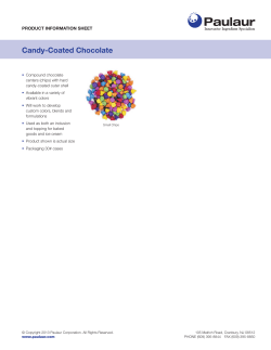 Candy-Coated Chocolate