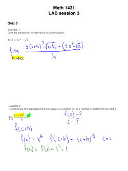 Completed Notes LAB 3