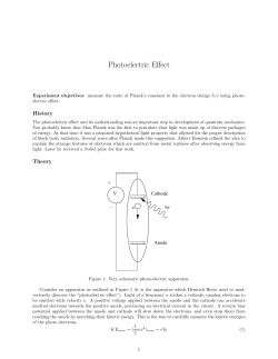 Photoelectric Effect