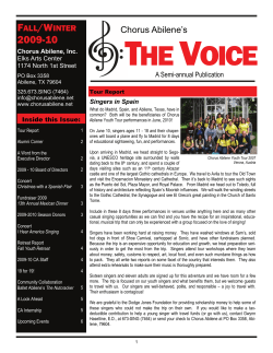 thevoice - Chorus Abilene