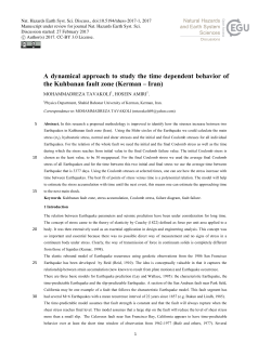 A dynamical approach to study the time dependent behavior of the