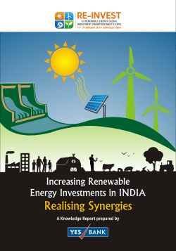 Increasing Renewable Energy Investments in India