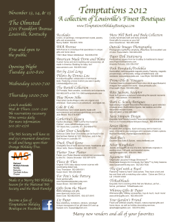 The Olmsted - Temptations Holiday Boutique