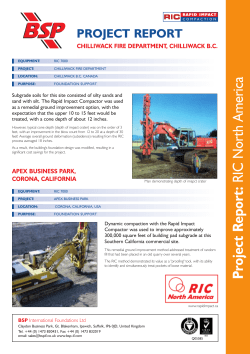 Project Report: RIC North America