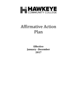 Affirmative Action - Hawkeye Community College