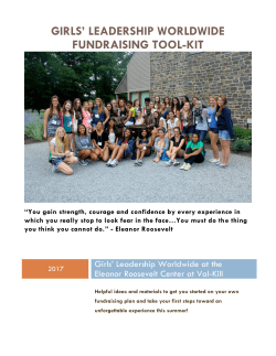 to the ERVK Fundraising Toolkit
