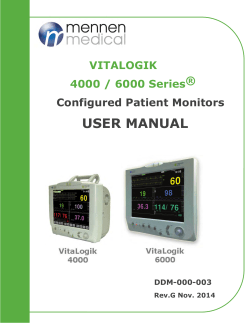 VITALOGIK 4000 / 6000 Series