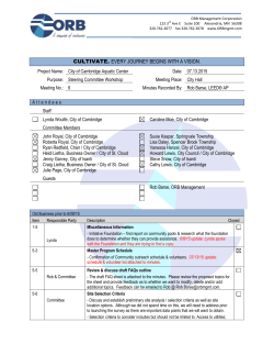 June 13, 2015 - City of Cambridge, MN