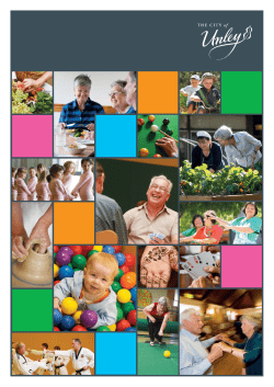 CITY OF UNLEY COMMUNITY CENTRE DIRECTIONS PAPER 2014