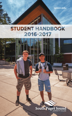 SPSCC Student Handbook - South Puget Sound Community College