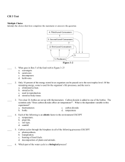 CH 3 Test