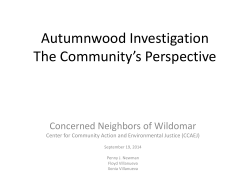 Autumnwood Investigation September 2014 final