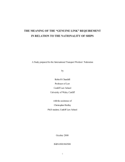 the meaning of the “genuine link”