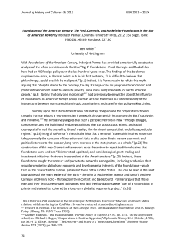 Inderjeet Parmar: Foundations of the American Century